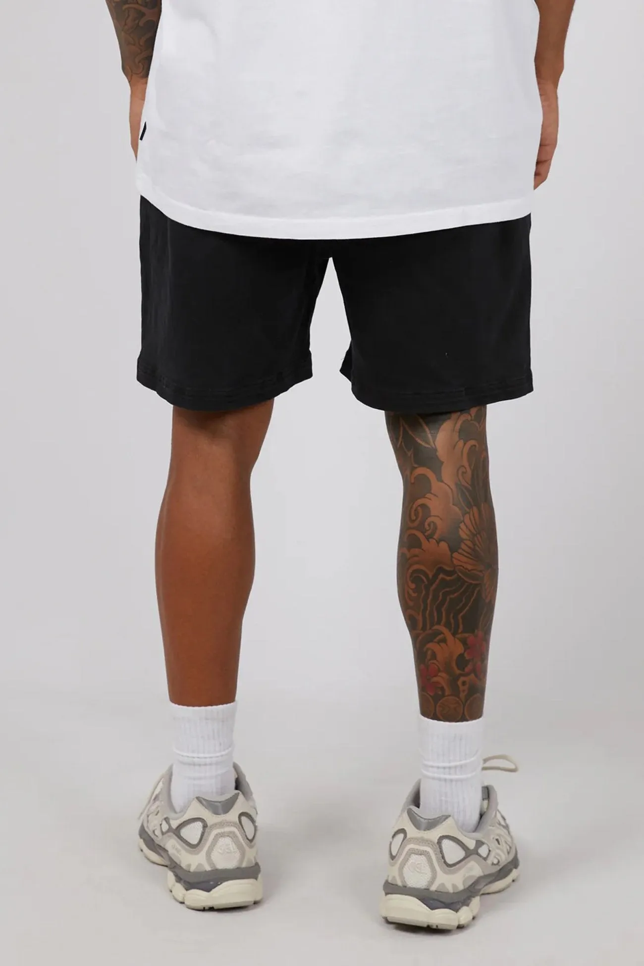 17" Twill Jogger Washed Black Comfy Waistband Non Irritating
