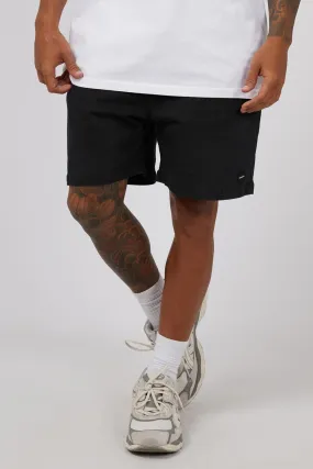 17" Twill Jogger Washed Black Simple and Cozy