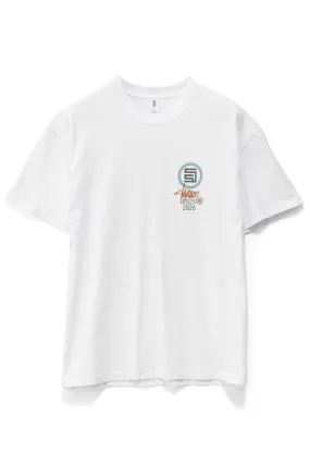 25/26 Short Sleeve Tee White Flexible Shoulder Gusset
