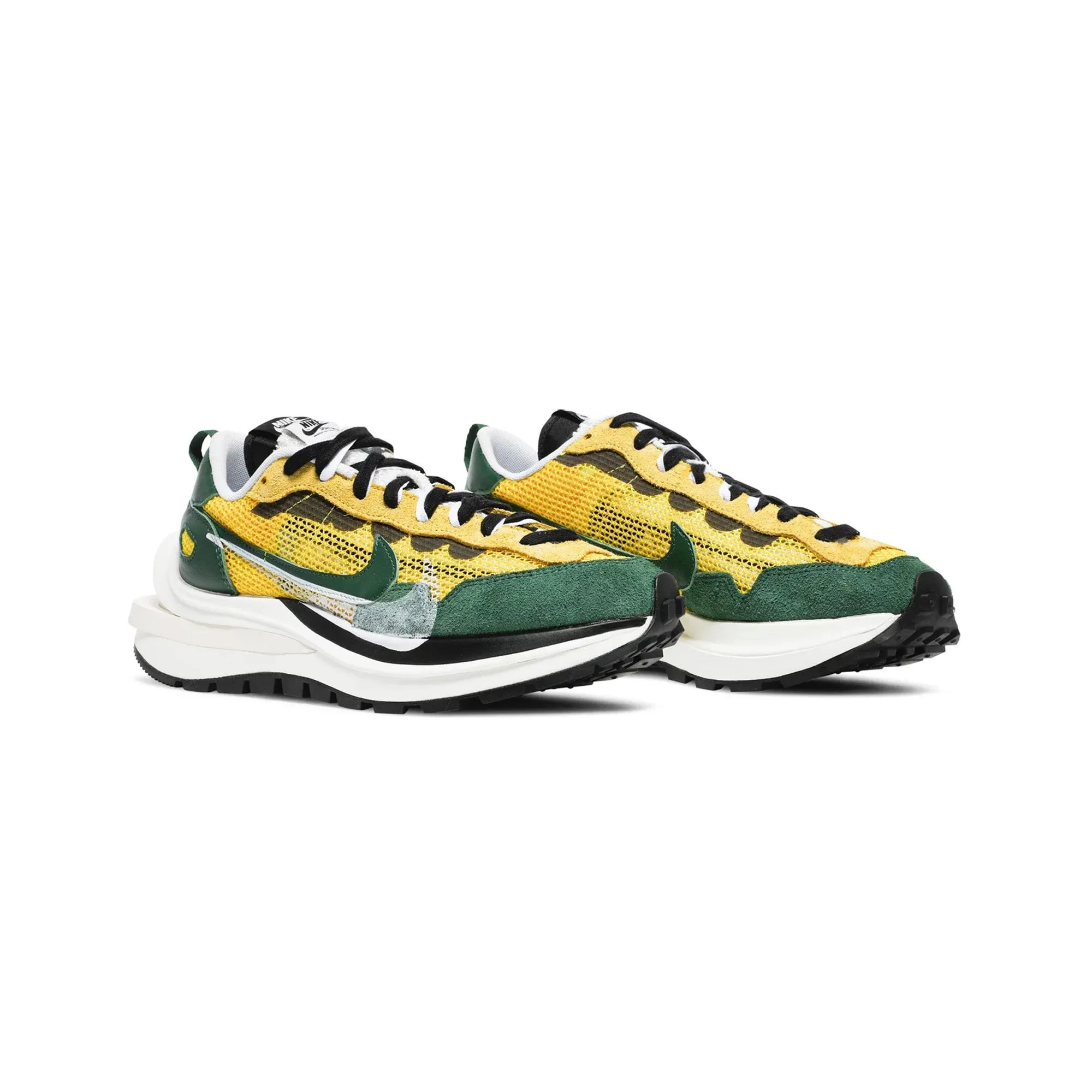 Stitchless Bonding Nike Vaporwaffle sacai Tour 'Yellow Stadium Green' (2020)