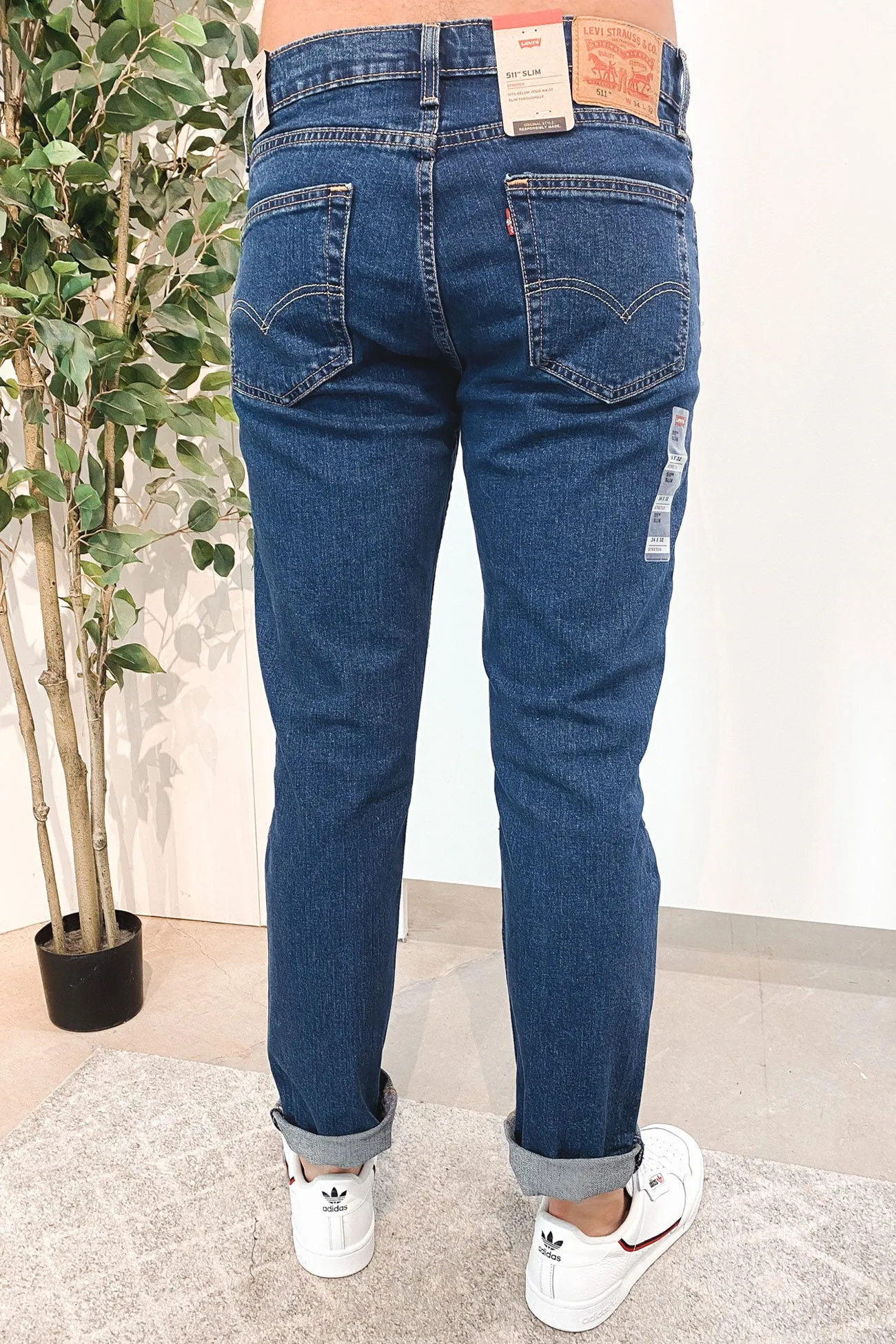 All Day Wear 511 Slim Jean Dark Stonewash