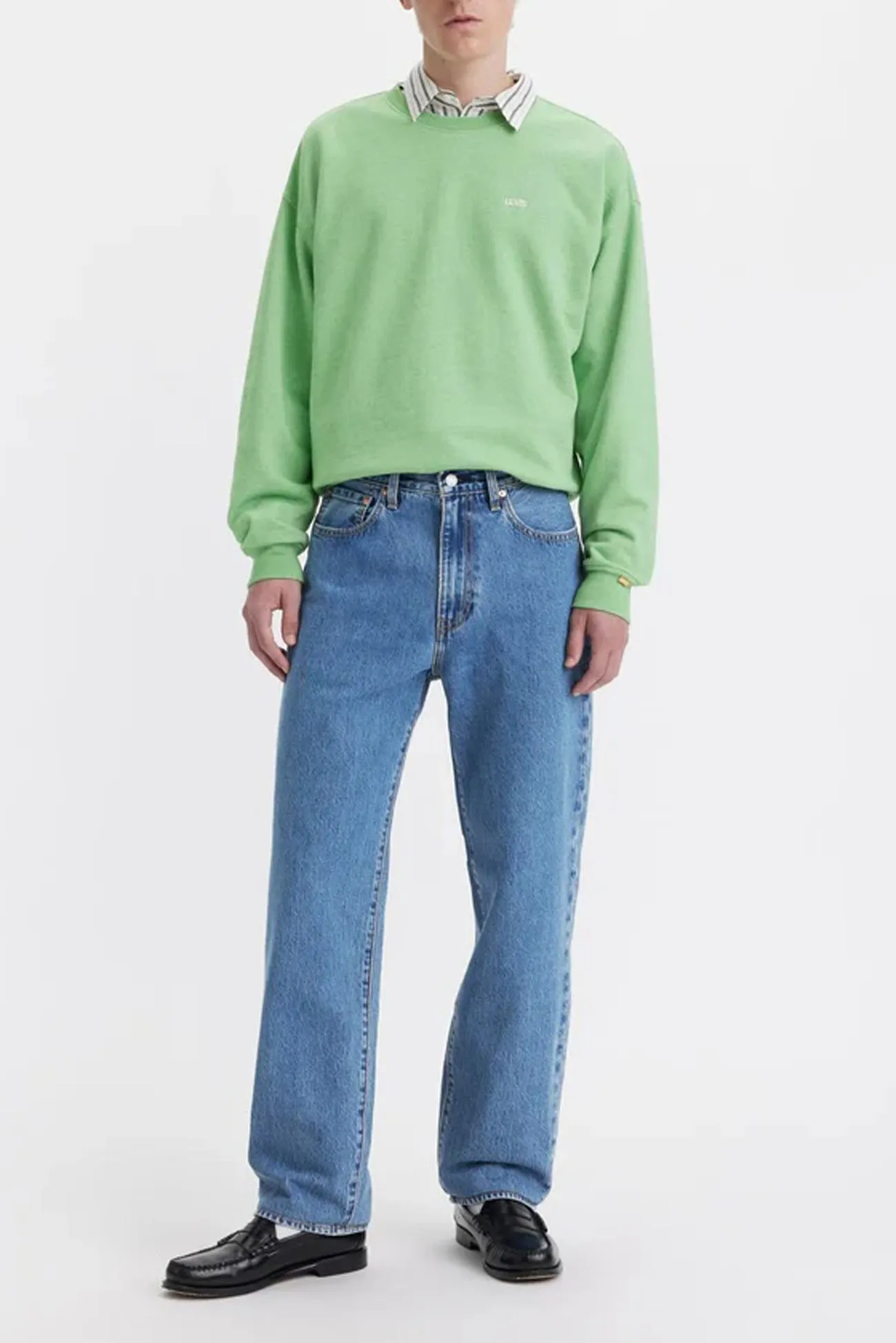 568 Loose Straight Jean Blue Essentials EcoFriendlyMaterials