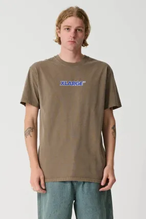 91 Key Italic OG Short Sleeve Tee Pigment Coffee Convertible Sleeve Adaptation Unlined Design