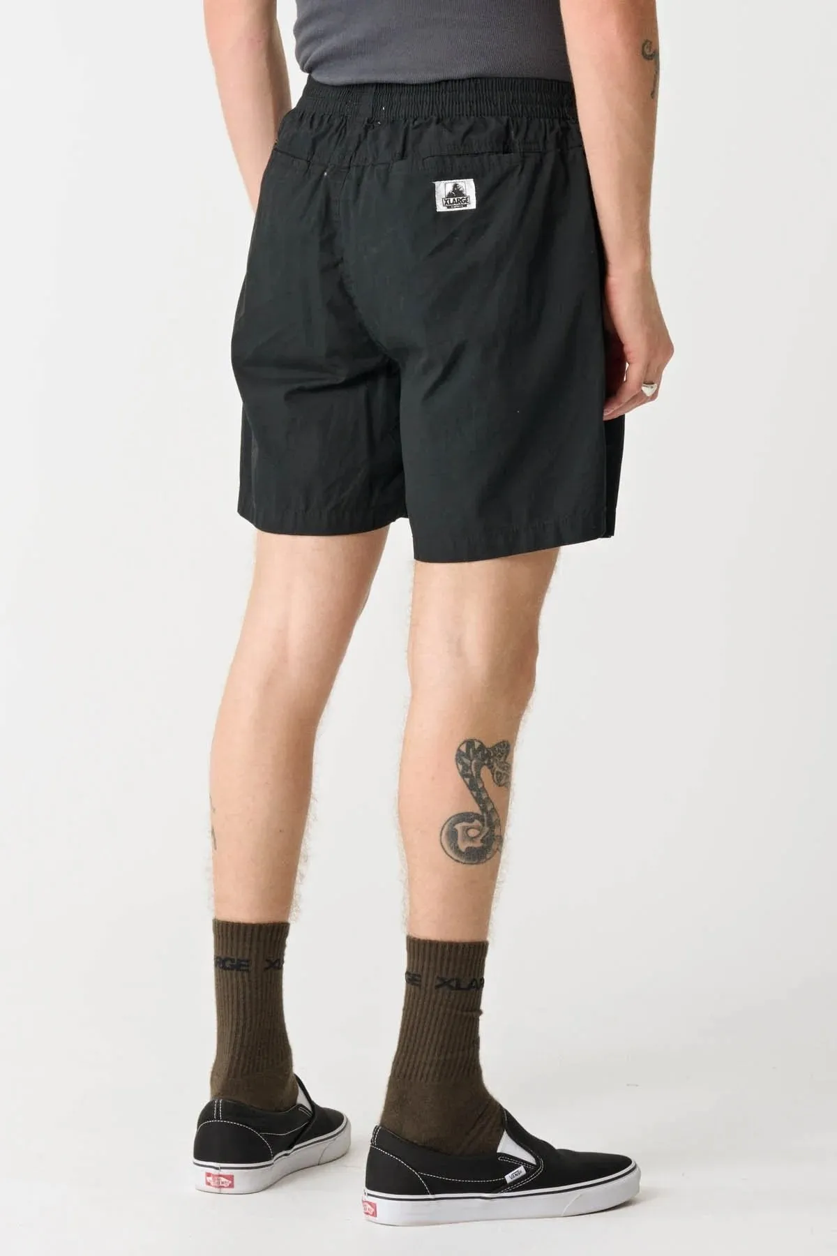 91 Stock Beachshort Black No Fuss Fit All Use