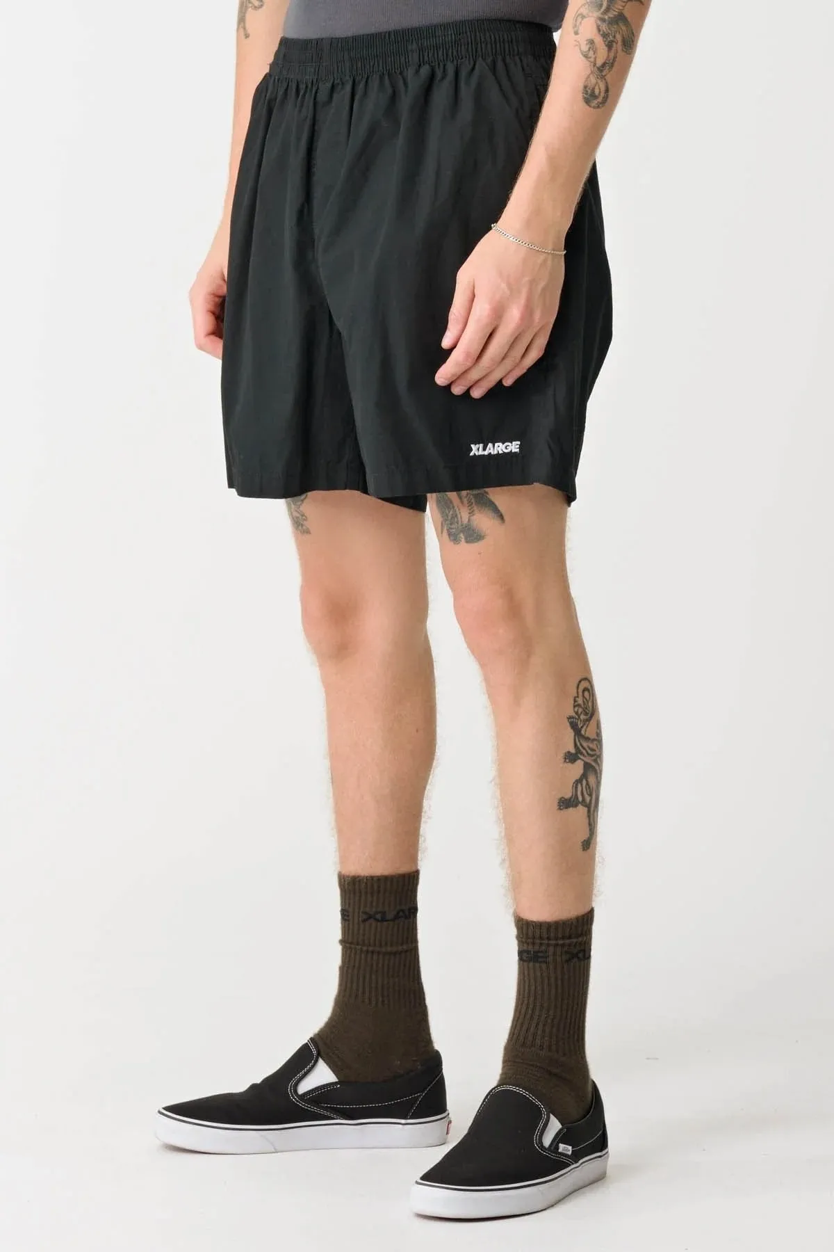Button front 91 Stock Beachshort Black