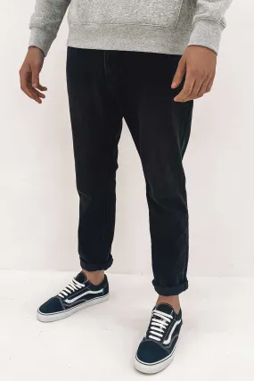 A Straight Jean Nu Wave Black Tapered ankle
