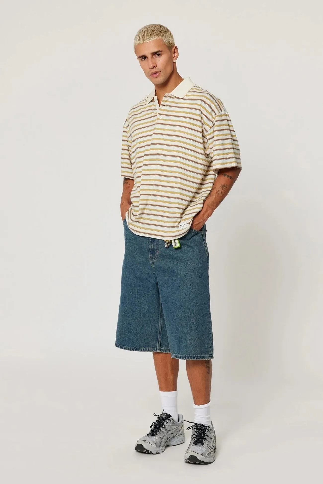 A6 Dewey Polo Vanilla Slice Tagless Collar