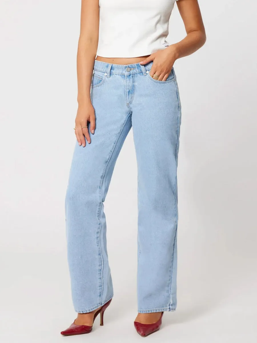 Wrinkle Resistant Finish ABRAND 99 WIDE KENDALL - LIGHT VINTAGE BLUE