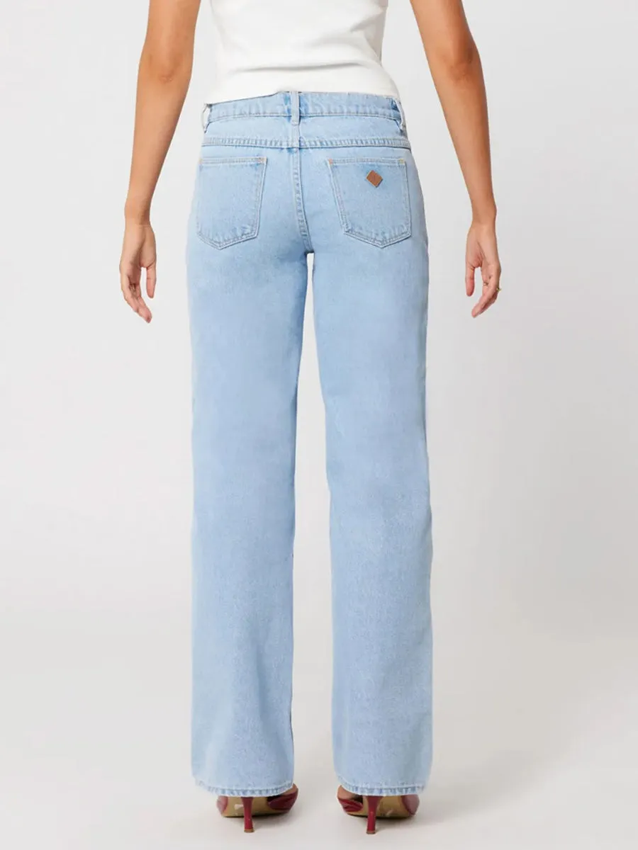 ABRAND 99 WIDE KENDALL - LIGHT VINTAGE BLUE Quick Dry Fit