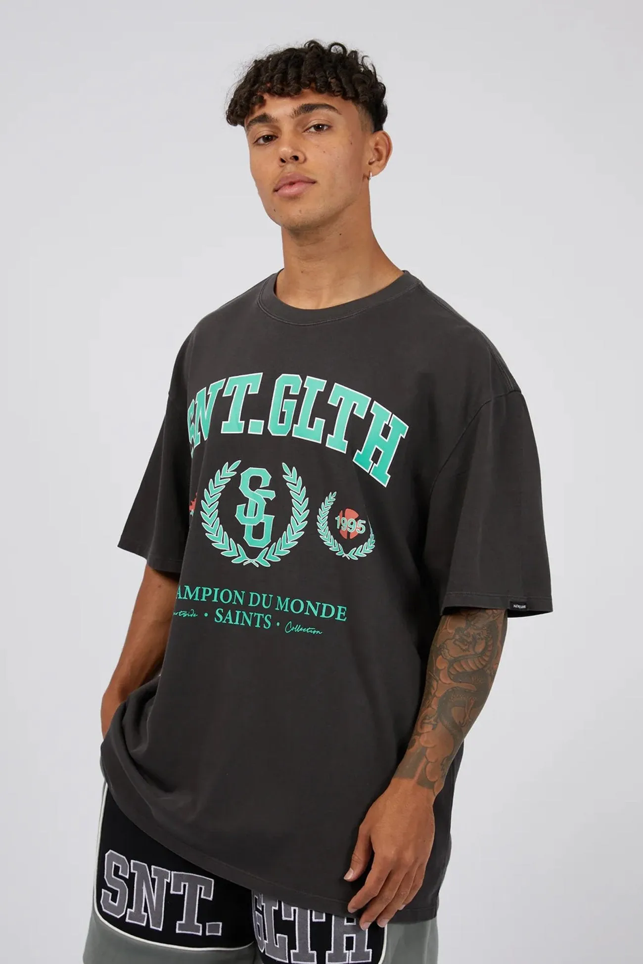 League Tee Coal simple design
