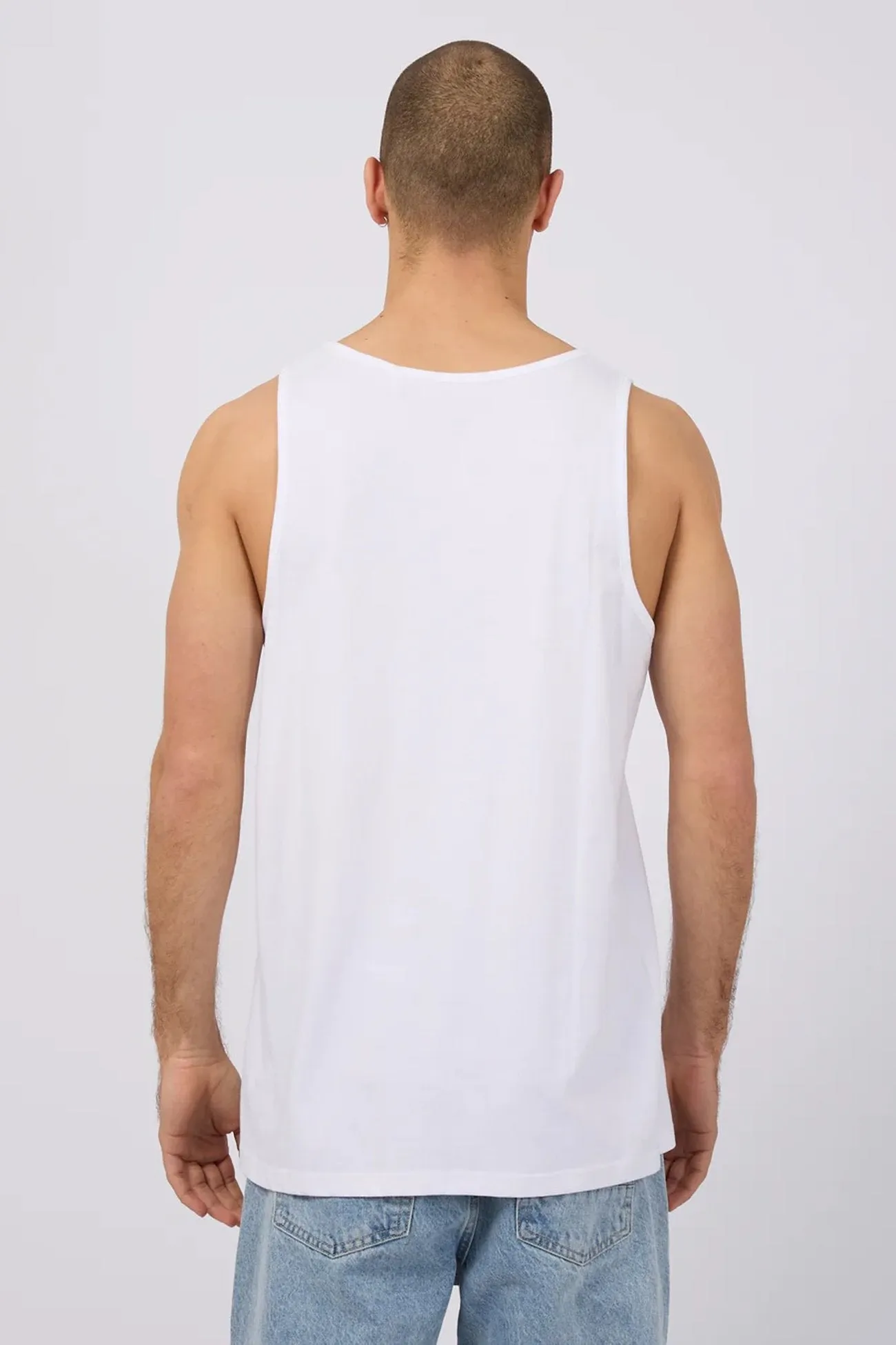 SeamlessKnitConstruction Classic Singlet White