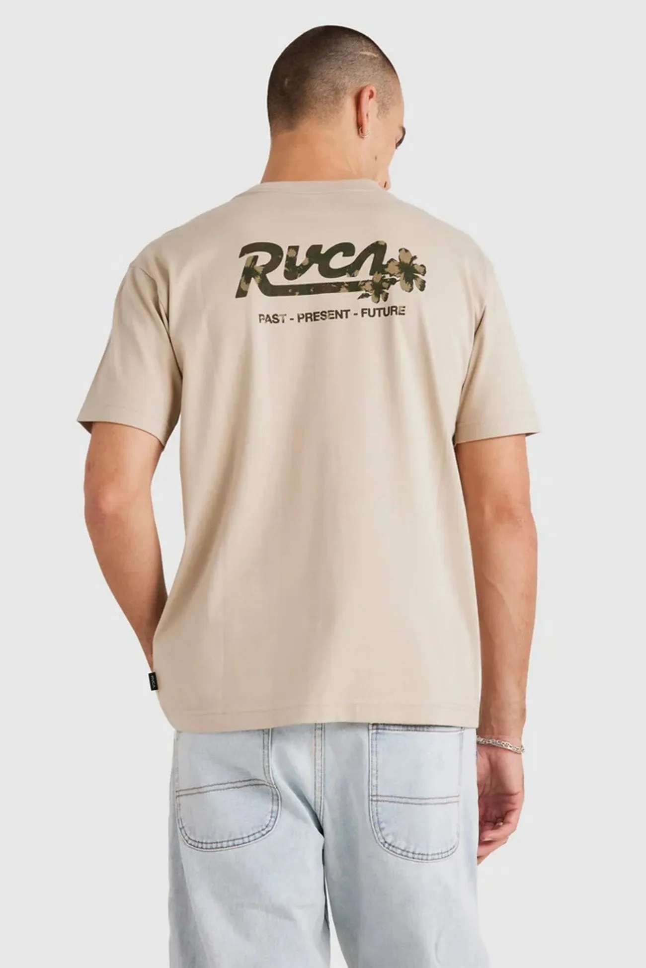 Rover Short Sleeve Tee Light Khaki All Purpose Casual Cut