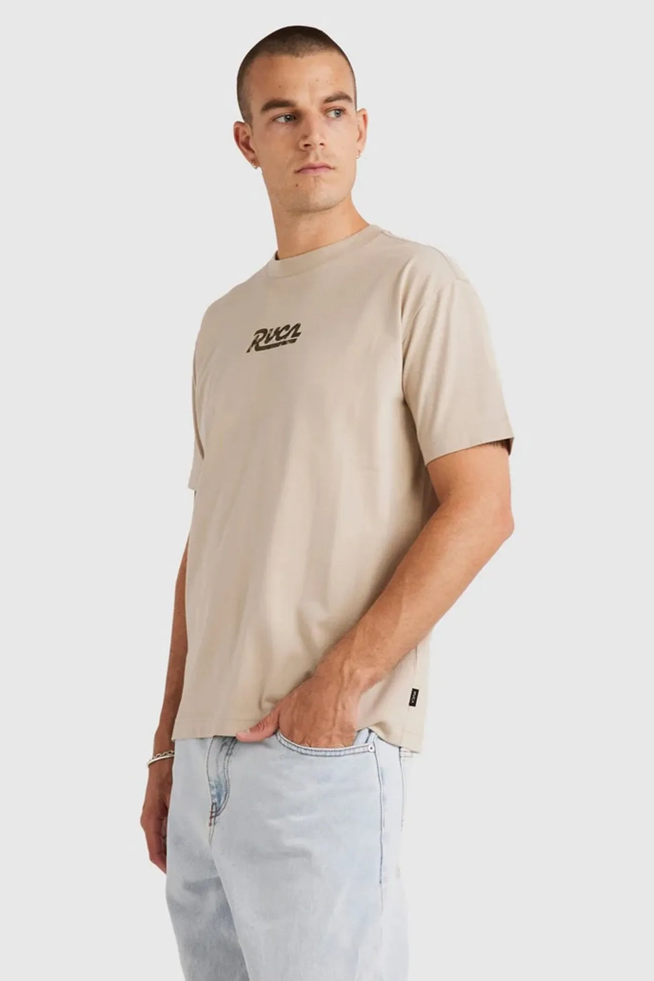 Antimicrobial Finish Rover Short Sleeve Tee Light Khaki