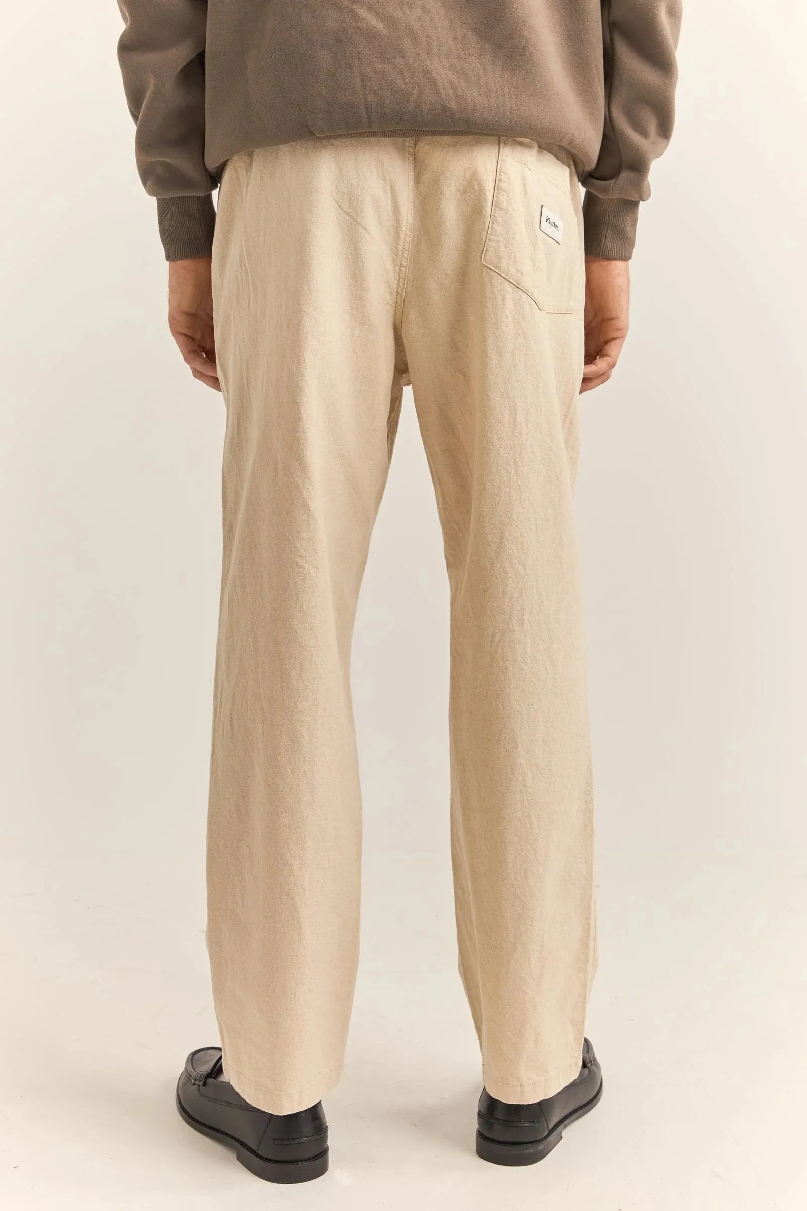 Soft Finish Performance Stretch Linen Jam Pant Bone