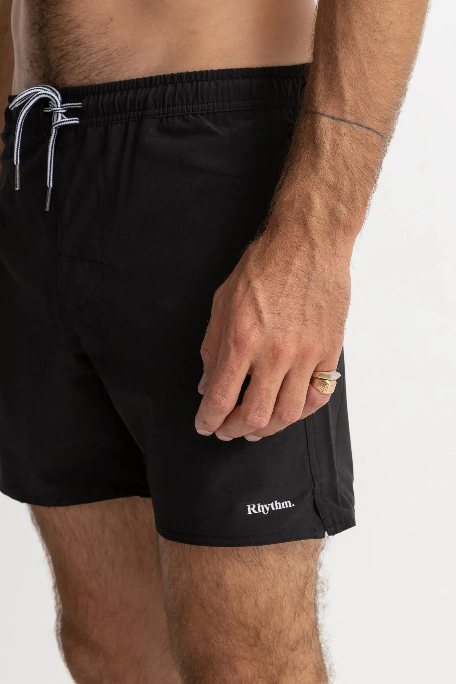 Classic Beach Short Black RecyclablePackaging
