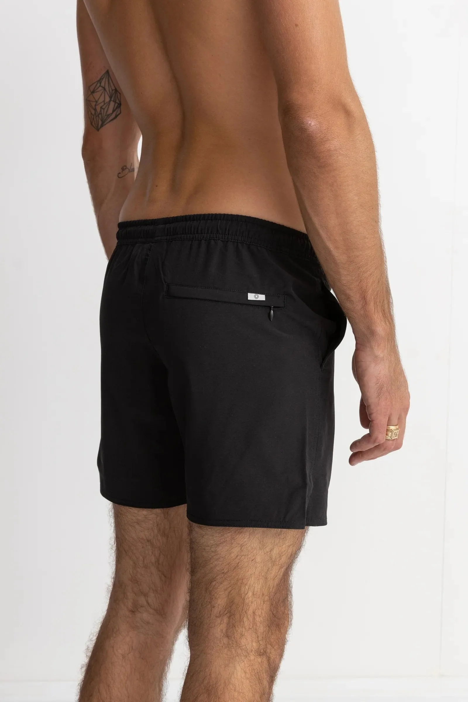 Classic Beach Short Black Tough Flex Flowy legs