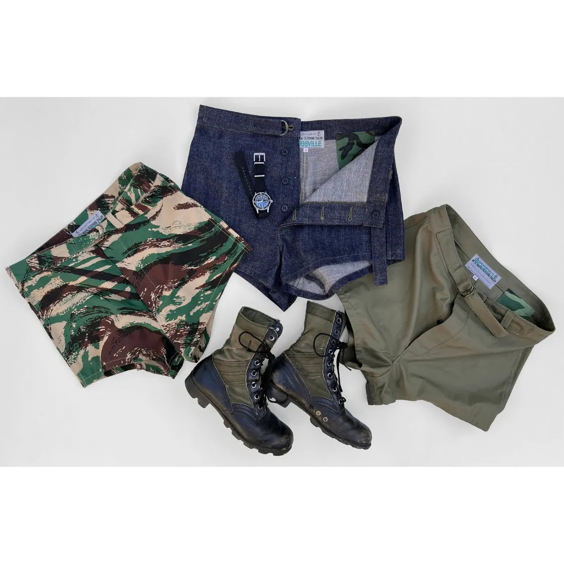 Roomy Comfort Scuba Trunks - French Lizard