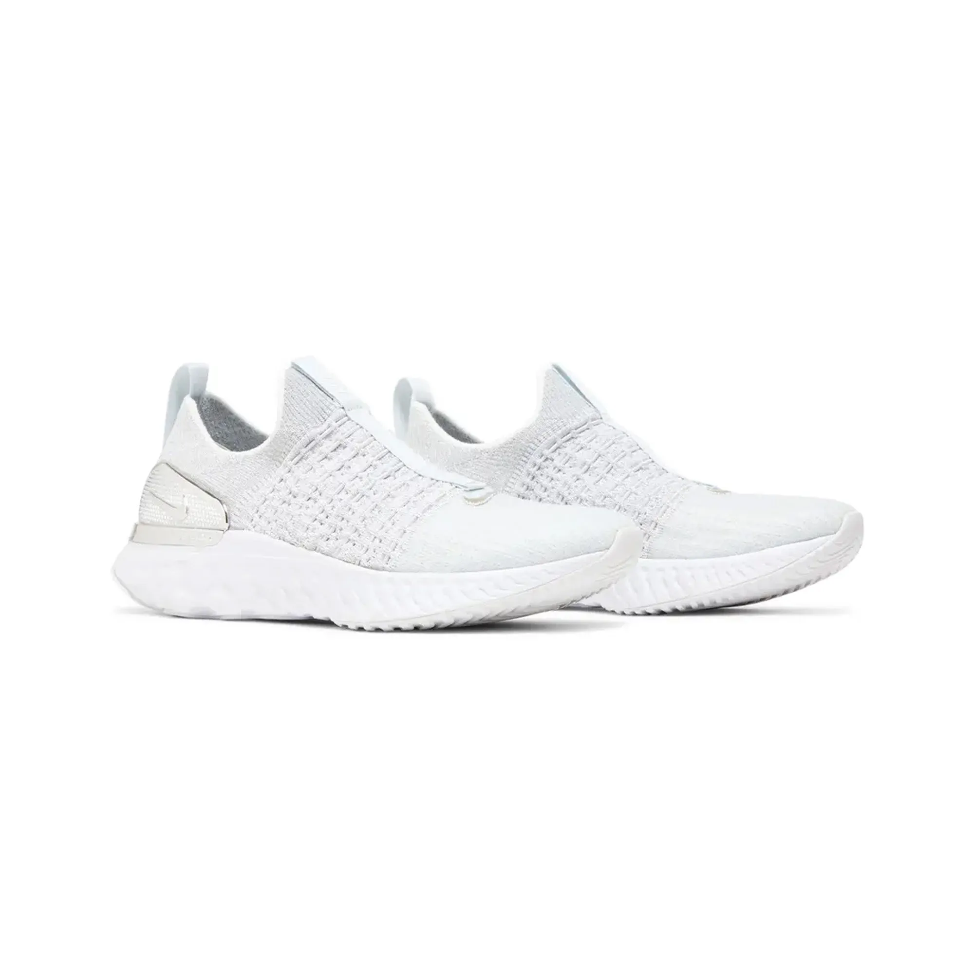 Slip Resistant Surface Walk Utility Nike React Phantom Run Flyknit Premium 'Pure Platinum White' W (2020)