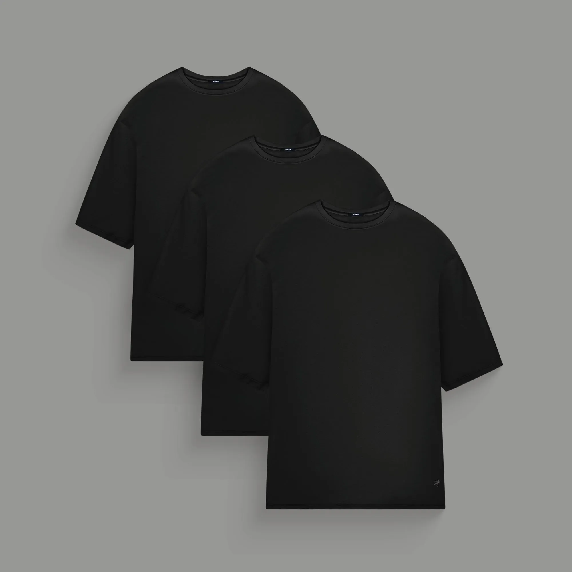 Double Stitched Seams Cumulus All-Black Drop 3-Pack
