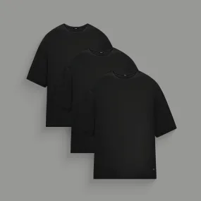Double Stitched Seams Cumulus All-Black Drop 3-Pack
