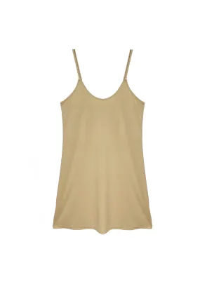 Gender Inclusive Adjustable Strap Slip - Beige