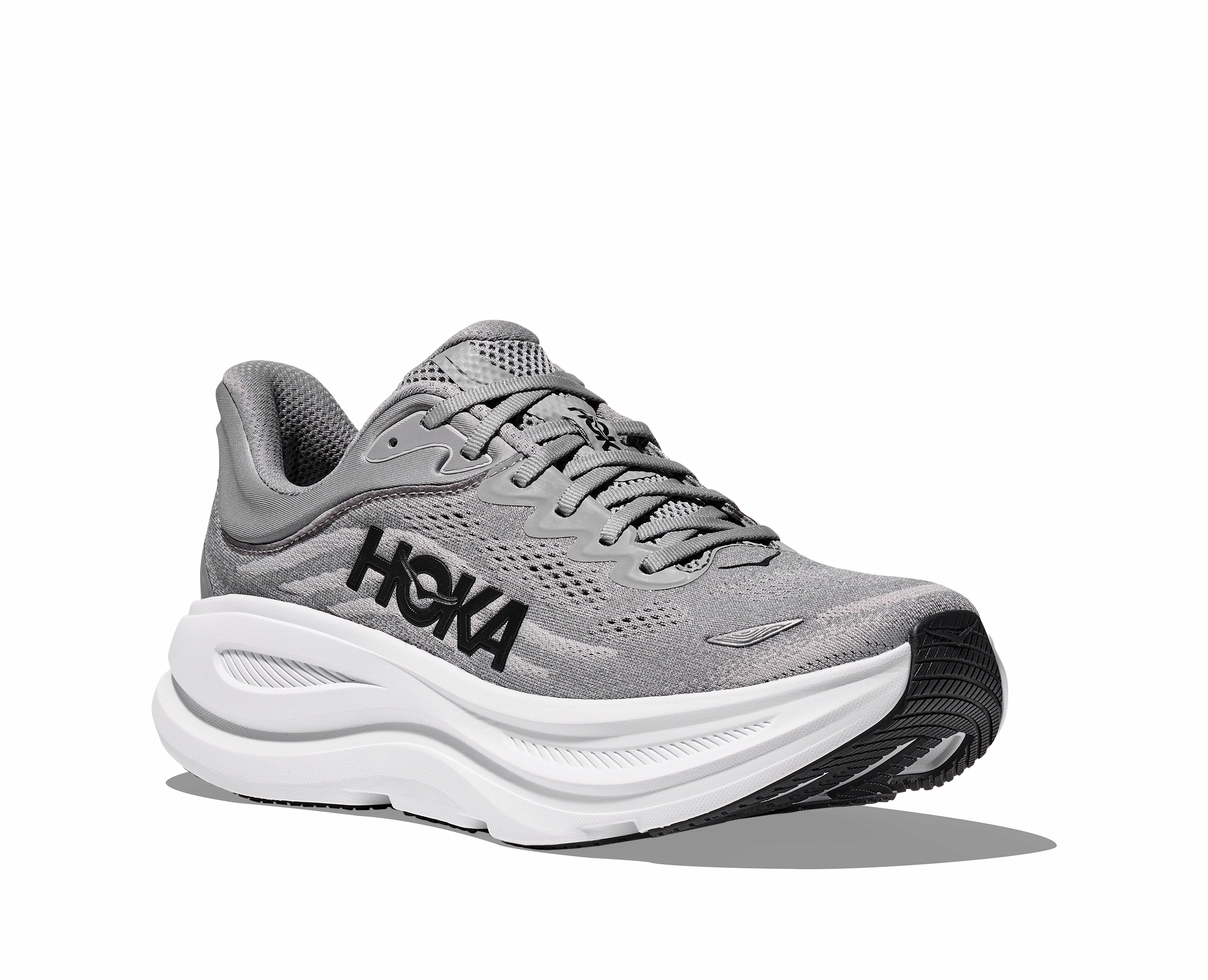 HOKA BONDI 9 MEN'S EXTRA-WIDE patent - leather - finish - design shoes
