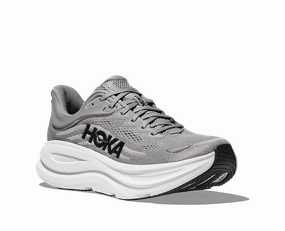 HOKA BONDI 9 MEN'S EXTRA-WIDE patent - leather - finish - design shoes