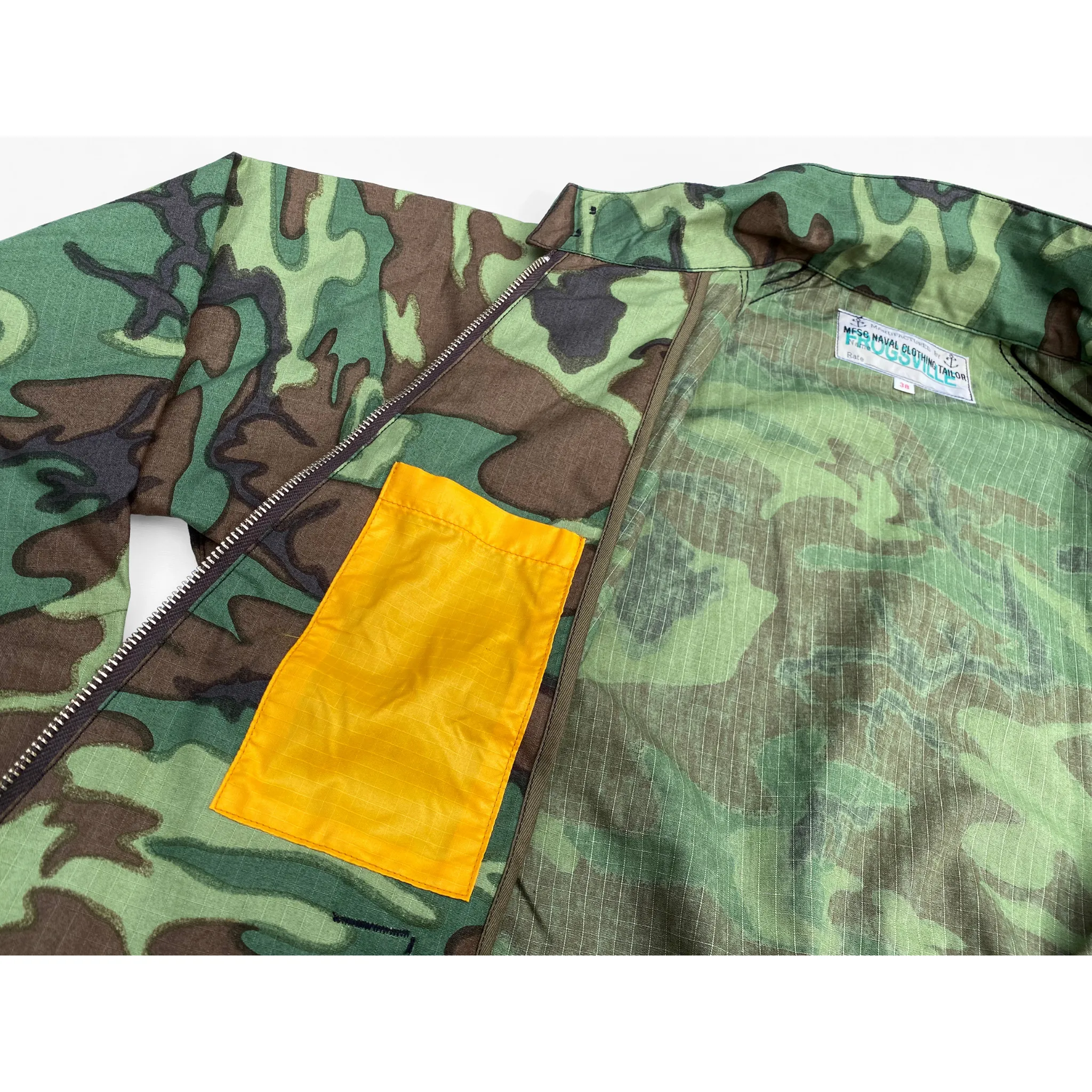 ADVISOR Jacket - ERDL Camo Low Profile Logoing Noise Reduced Fasteners