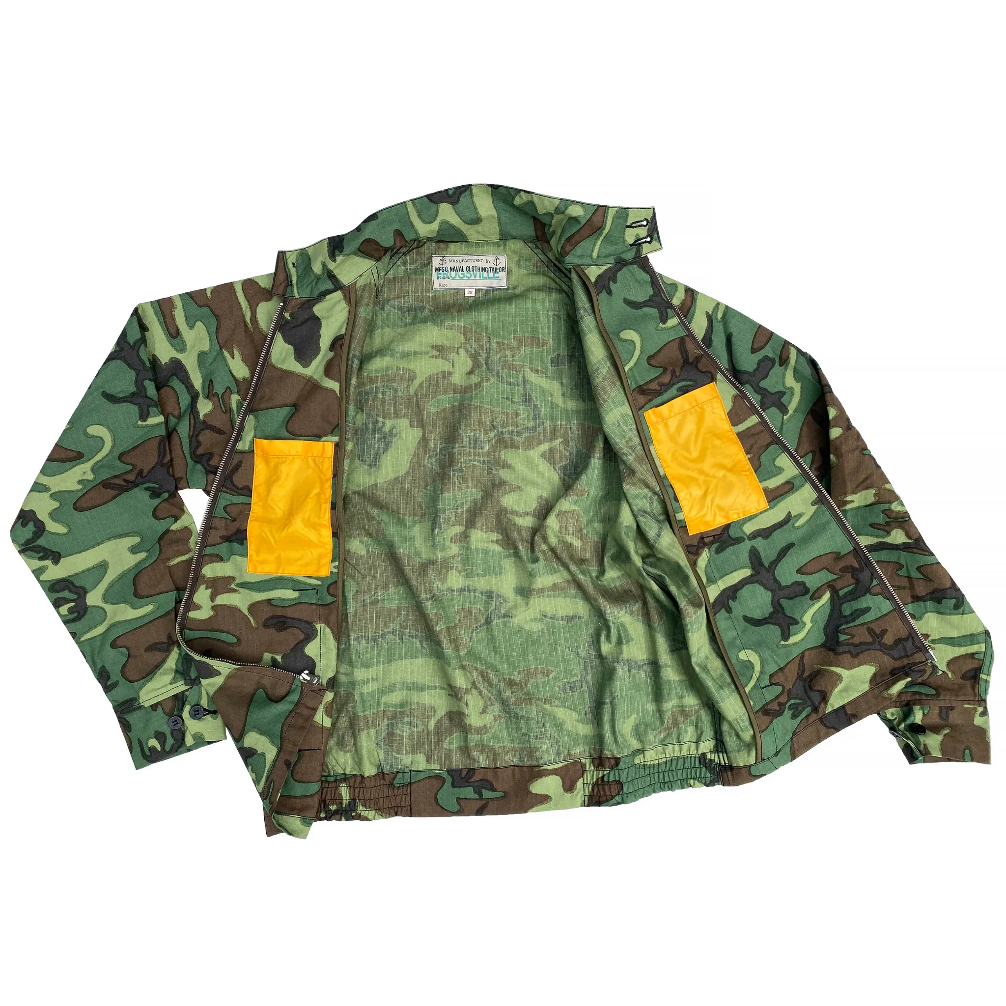 ADVISOR Jacket - ERDL Camo Multi Pocket Layout Scratch Resistant Zippers