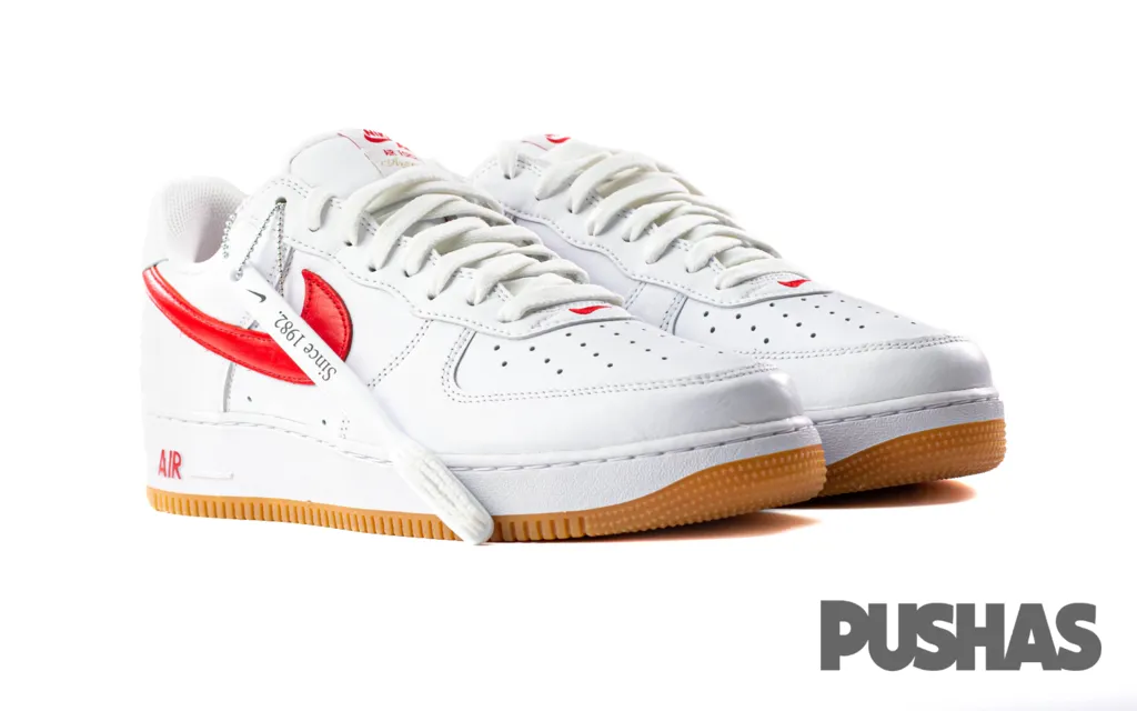 Structured Pace Slip Resistant Traction Air Force 1 '07 Low 'Colour of the Month University Red Gum' (2023)