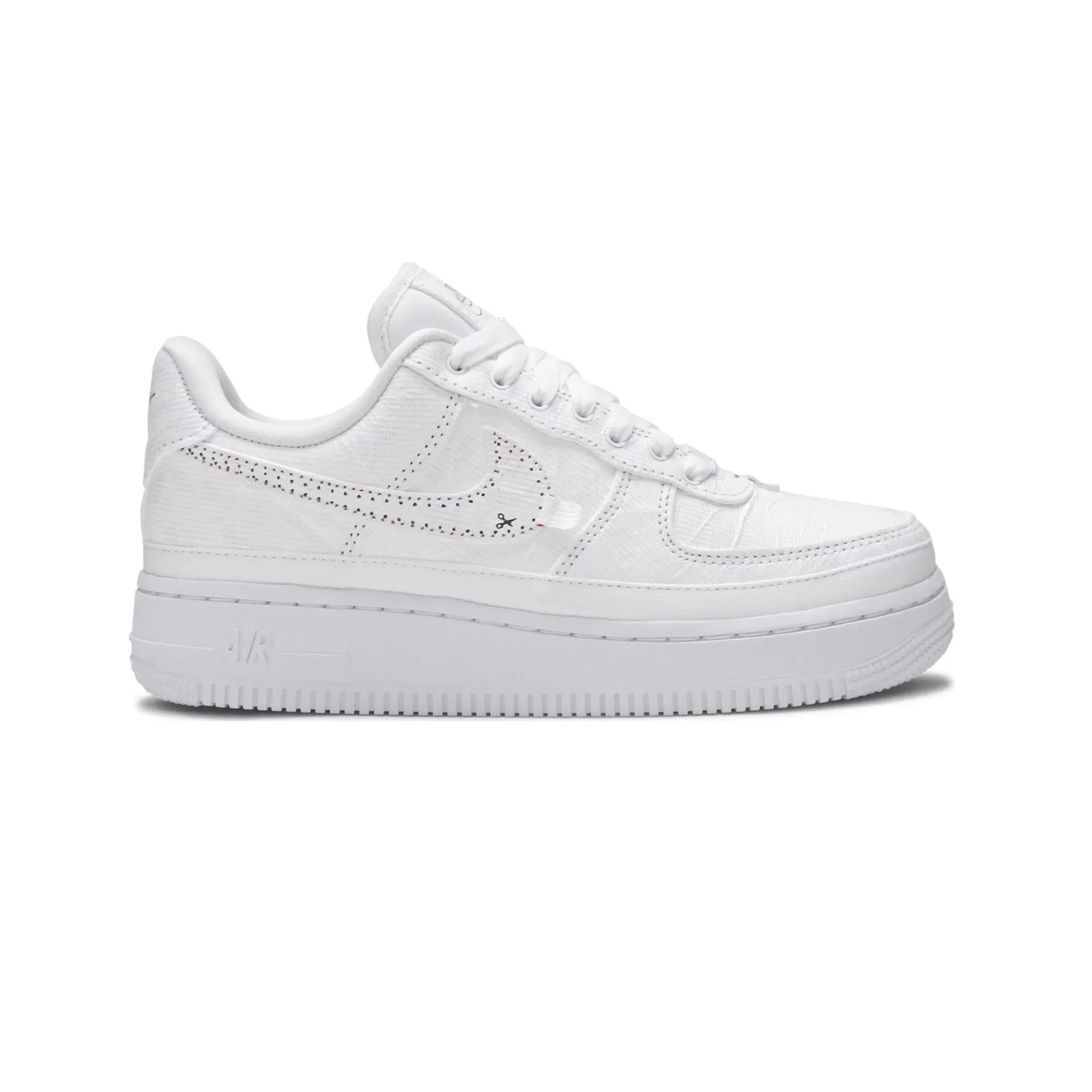Air Force 1 LX 'Tear Away' W - White Rubberized Outsole Track Fit