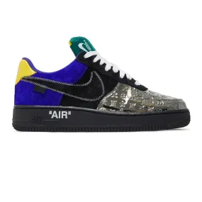 Air Force 1 x Louis Vuitton x Virgil Abloh 'Black Metallic Silver' (2022) Shock Ride