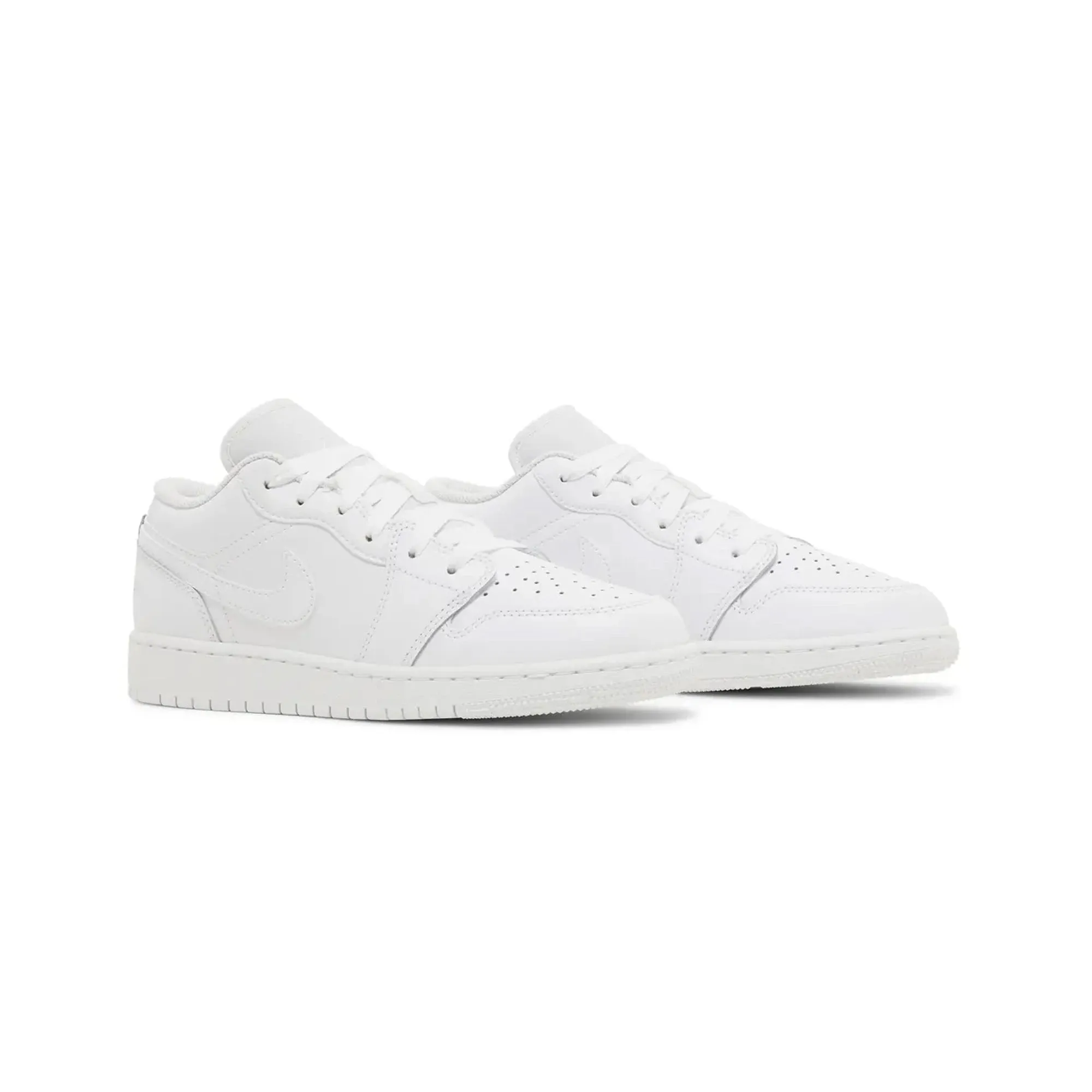 Weekend Sport Air Jordan 1 Low 'Triple White' GS (2023)