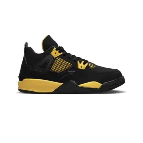 Air Jordan 4 Retro 'Thunder' PS (2023) Sneaker Performance Breathable Knit Uppers