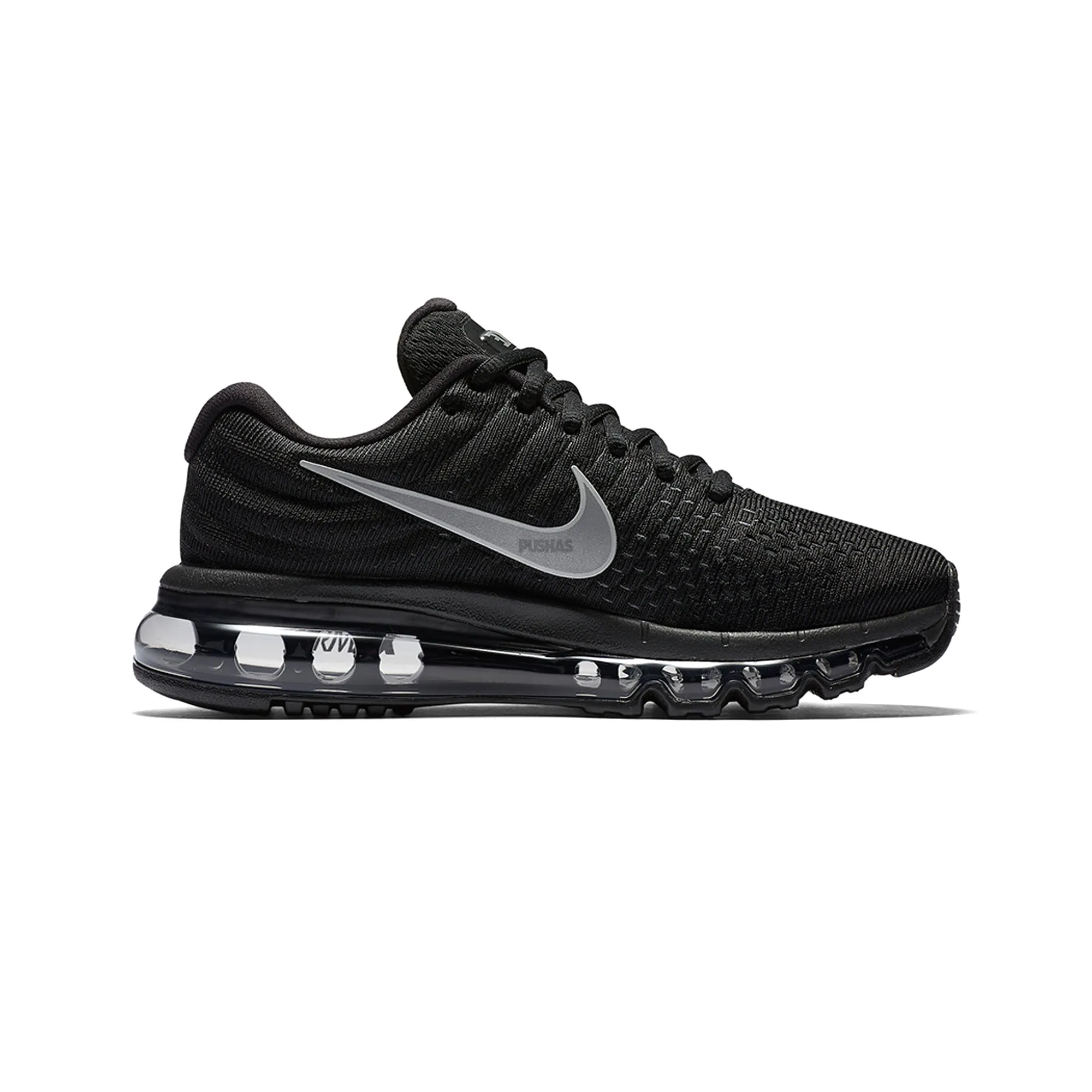 Gel Infused Cushioning Memory Foam Padding Nike Air Max 2017 'Triple Black' Women's (2017)