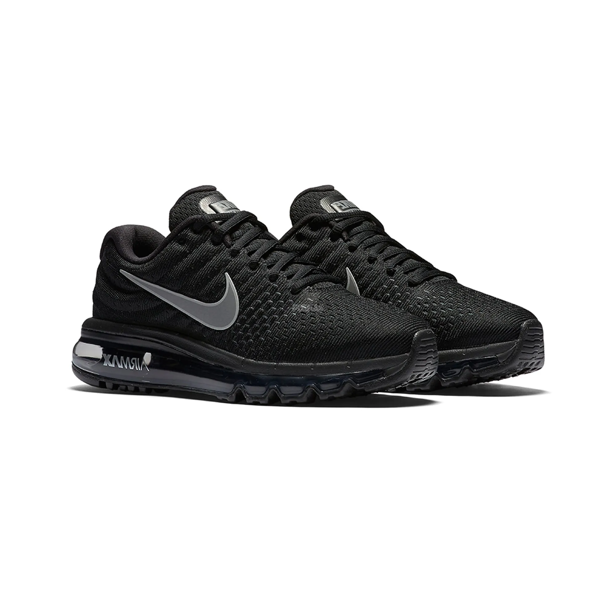 Nike Air Max 2017 'Triple Black' Women's (2017) Hard Surface Dynamic Traction