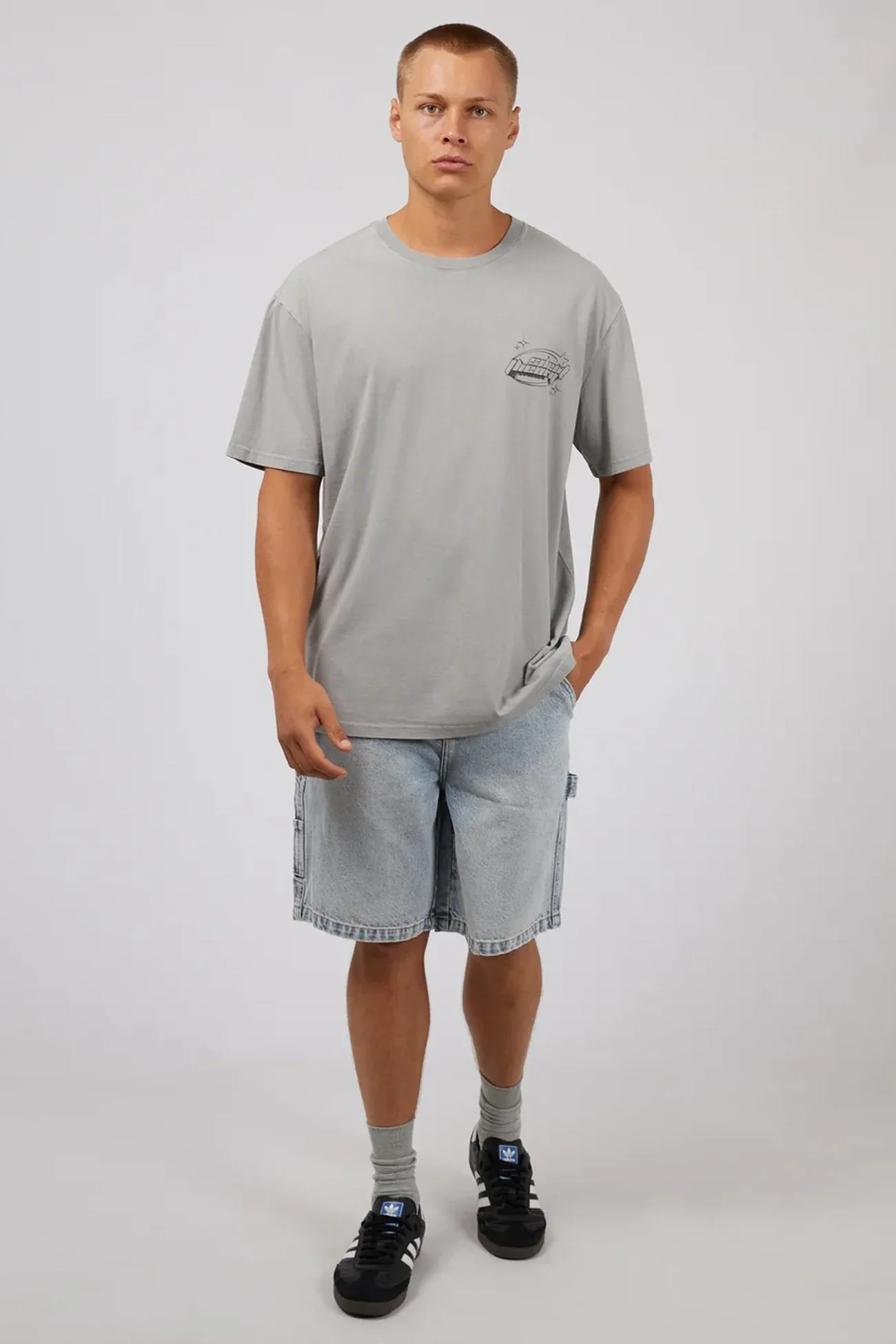 Flash Tee Grey Tear Resistant Weave