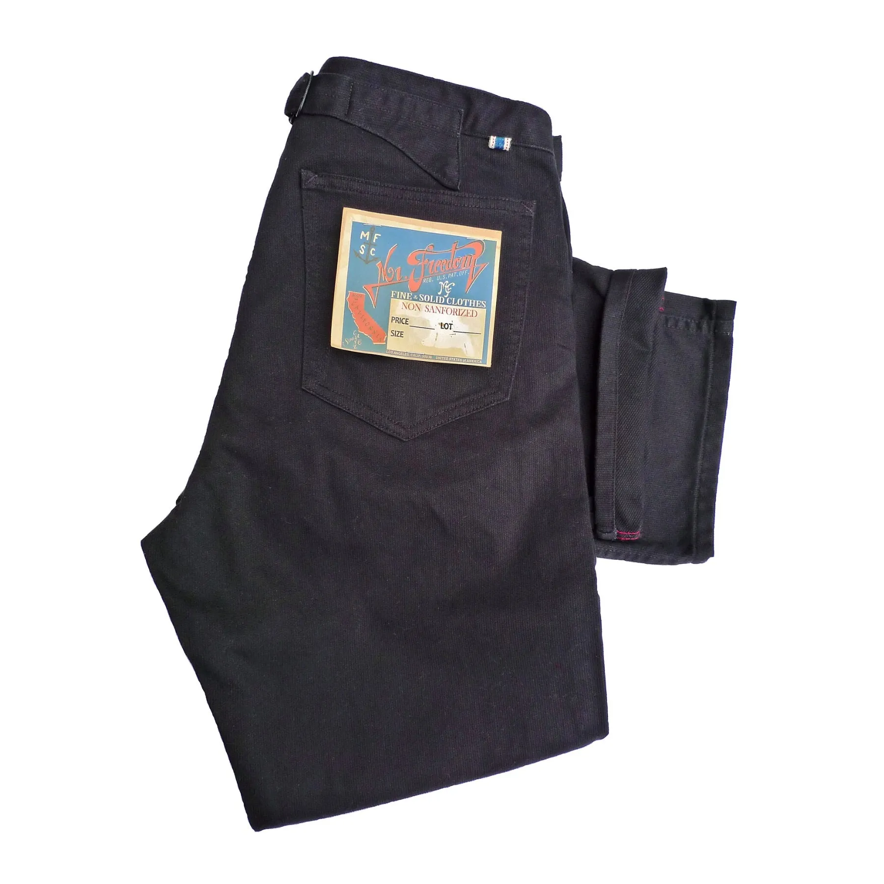 Speedways - Black Piqu?? - Warehouse Relaxed Design Wear Abrasion Proof Reinforcements