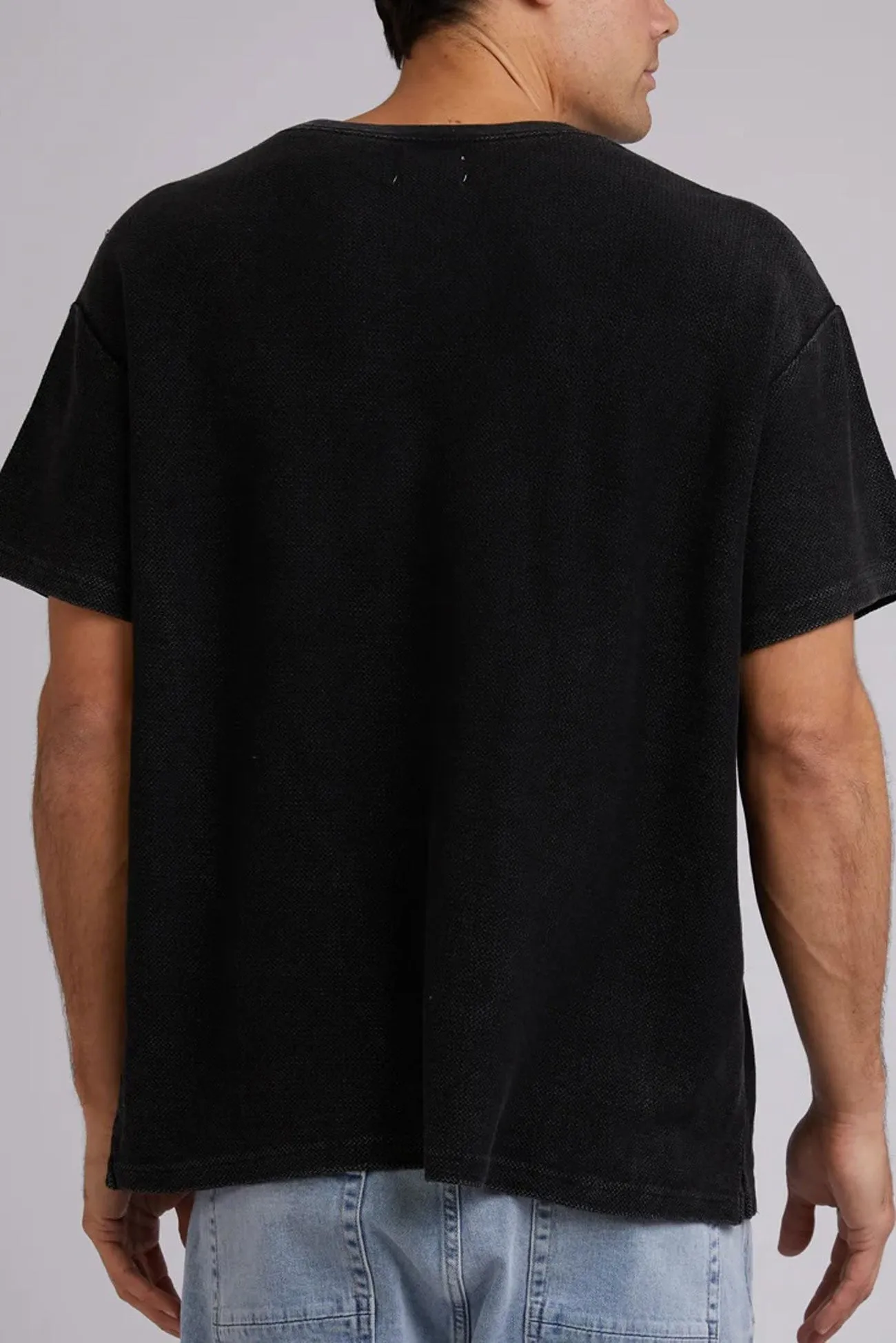 All Day Logo Tee Washed Black FullCut Shoulder