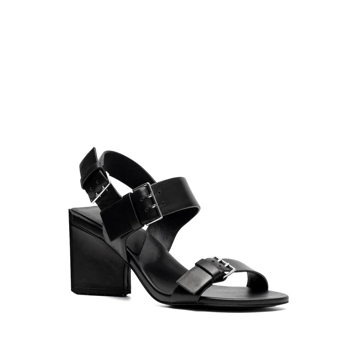 MIRROR SENARY BLACK platform sandals