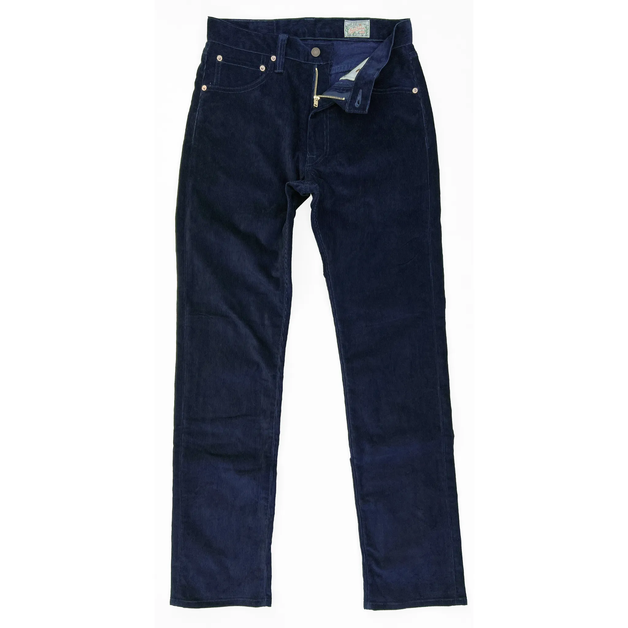 Californian Lot674 - Indigo Corduroy (Slim Leg) Breathable fabric Casual Design