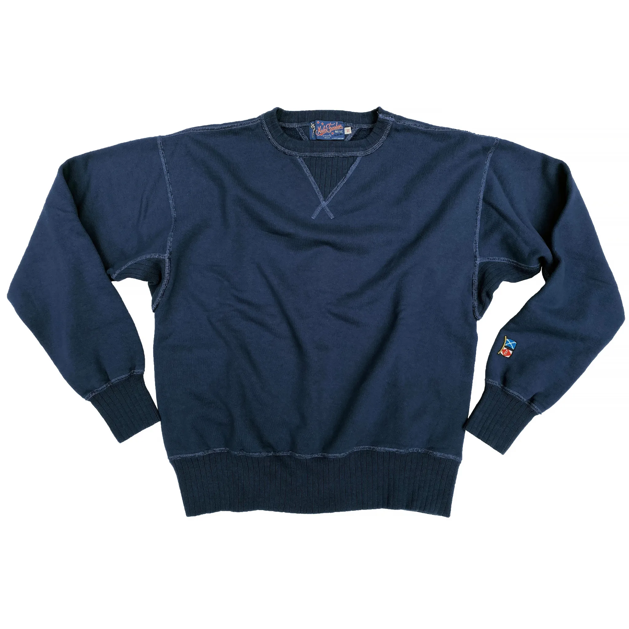 Street Wear Bold Graphics The Medalist Sweatshirt - Prussian Blue