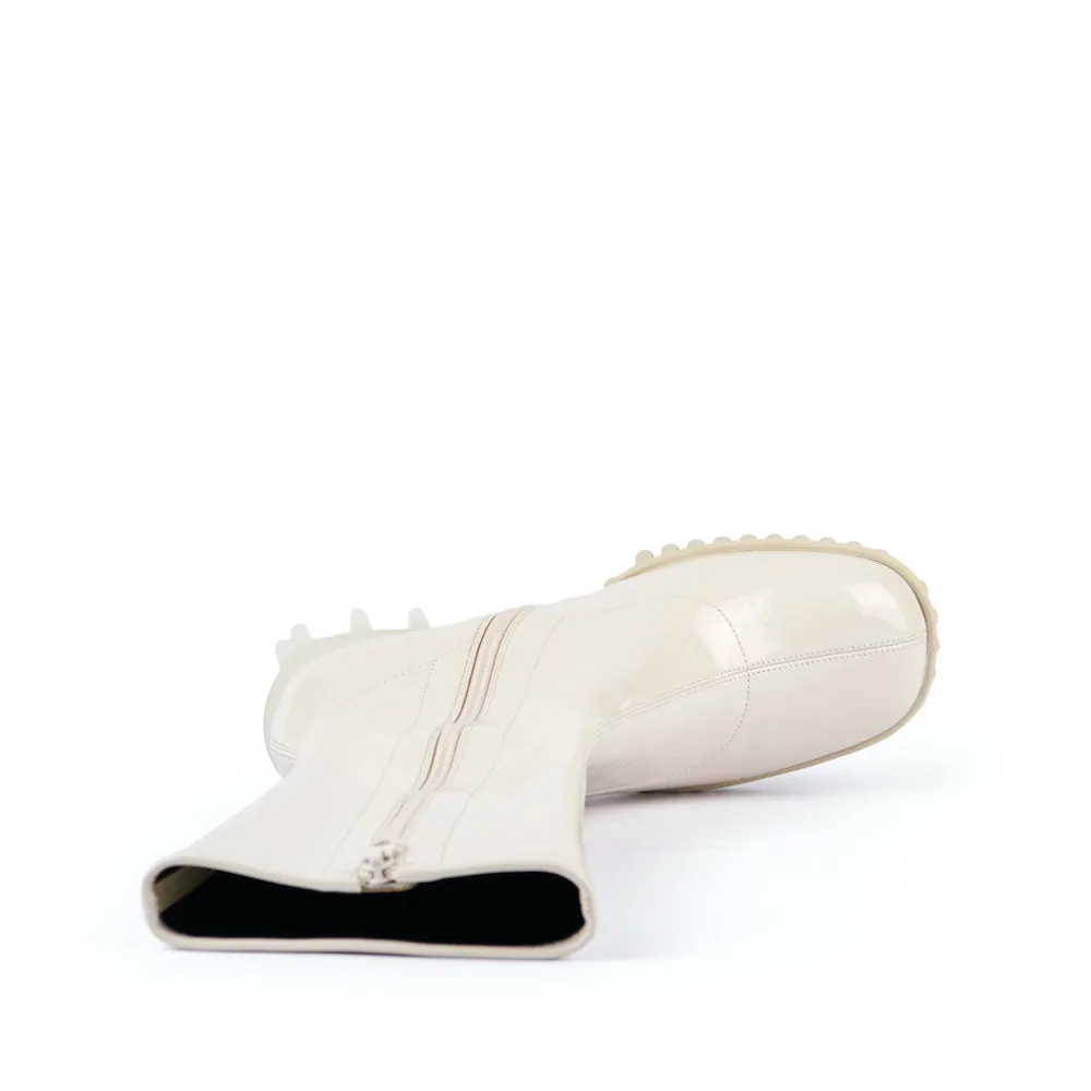BLOFFO HALF-BOOT CREAM Cozy Footwear