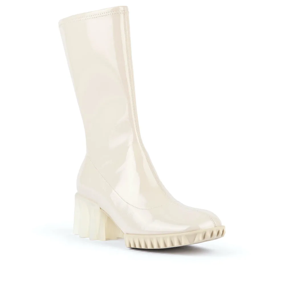 BLOFFO HALF-BOOT CREAM lace up closure Shock Absorbing Adventure Journey