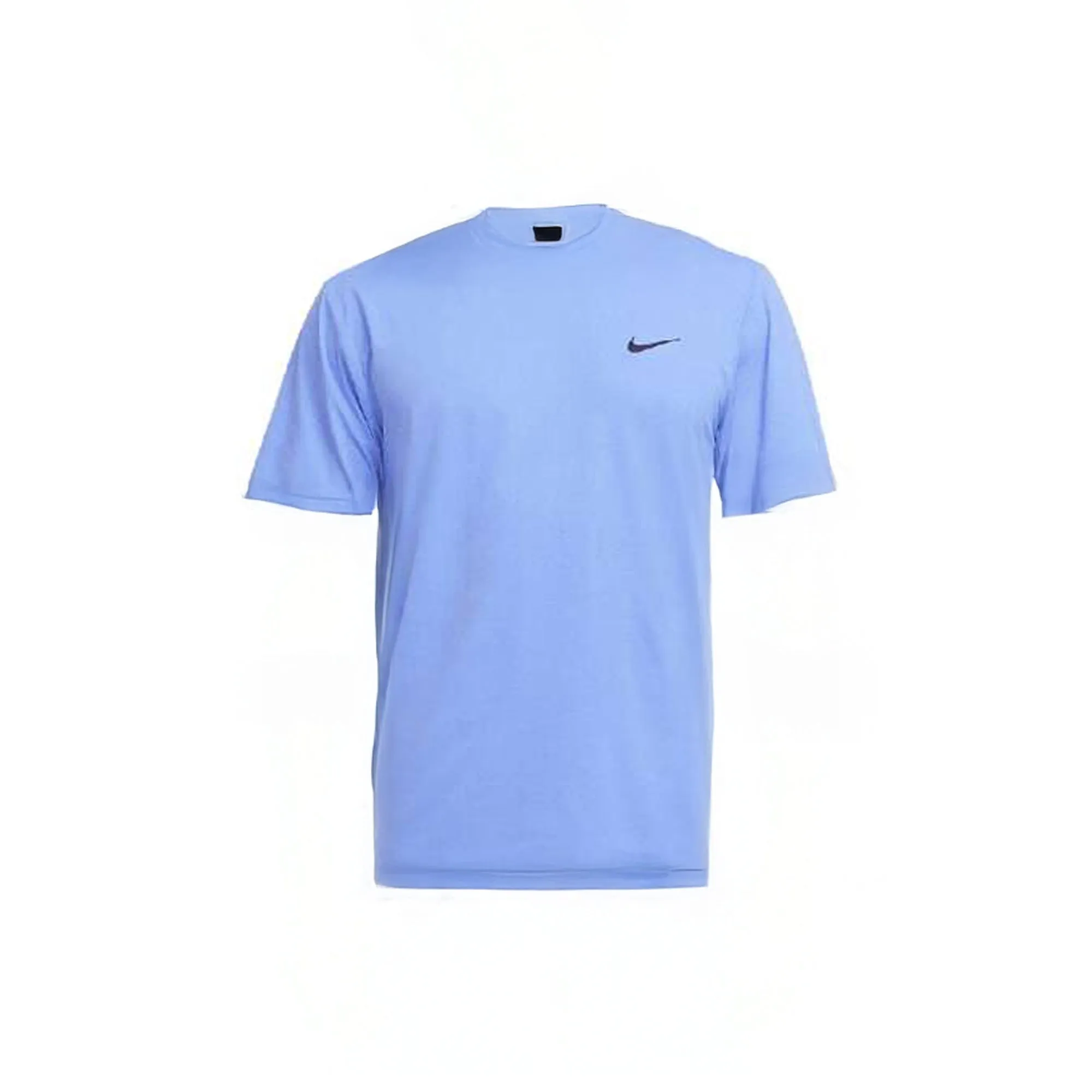 Customizable Nike Dri-Fit UV Hyverse Short-Sleeve Fitness Top 'University Blue/Black'