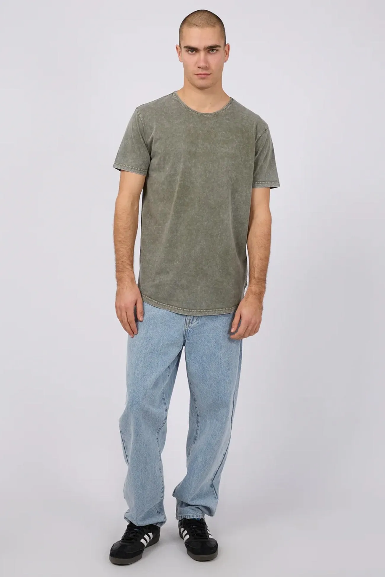 Wind Resistant Fabric Tail Tee Khaki