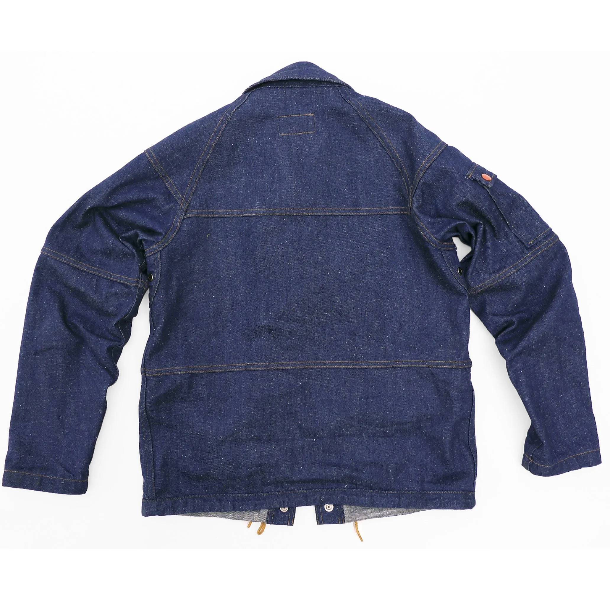 Gabier Jacket - Nep Denim - Warehouse Street Comfort Fit EcoFriendlyInsulation