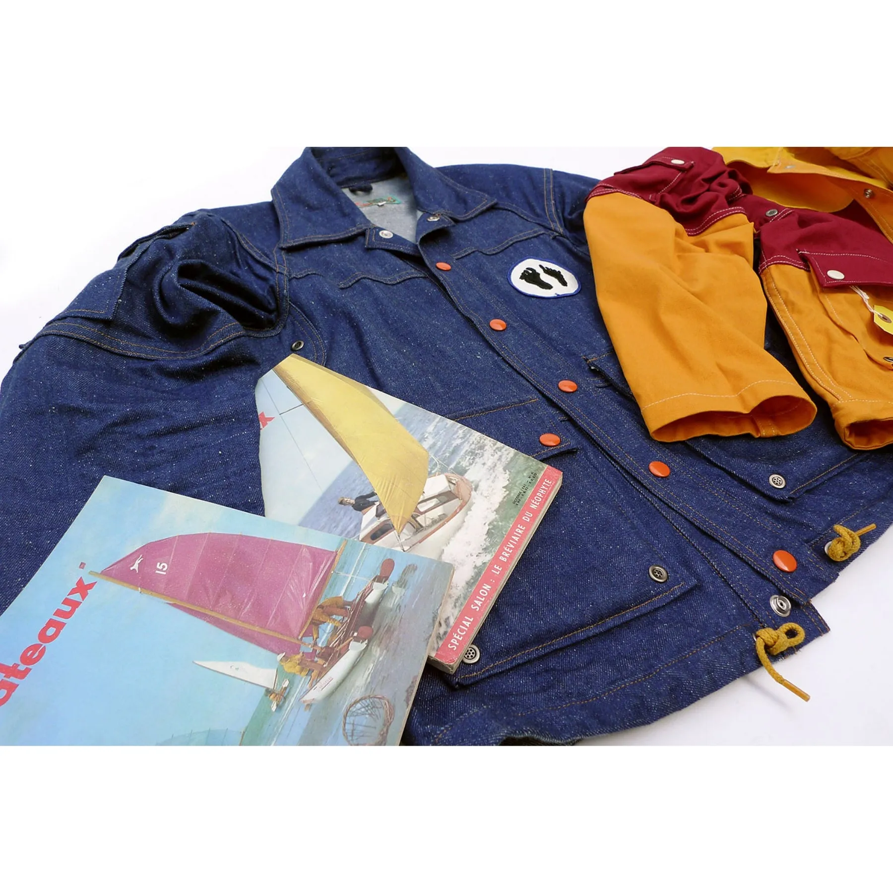 Gabier Jacket - Nep Denim - Warehouse abrasion resistant coating