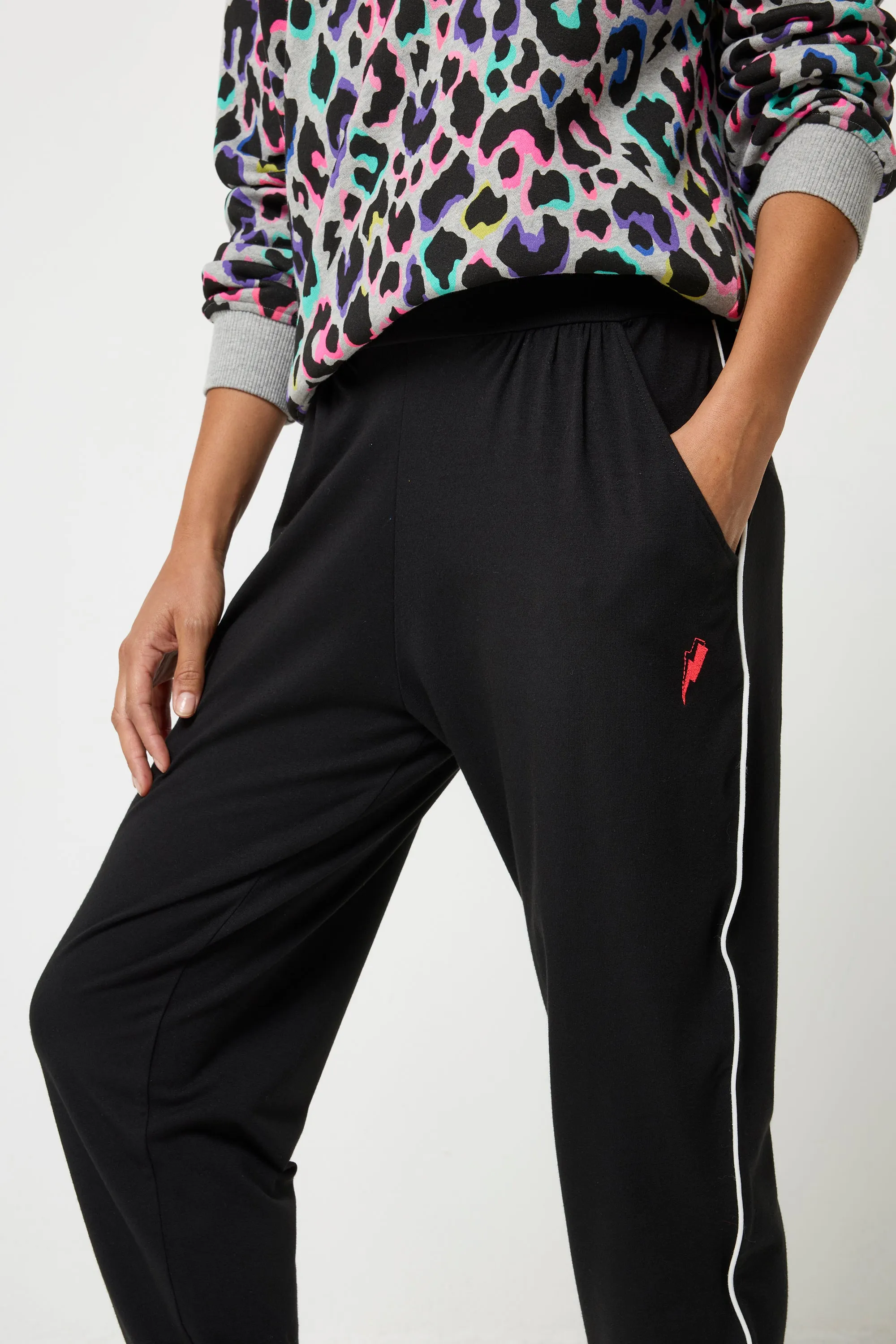 Black Slouch Jogger Sport Comfort