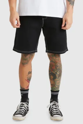 Secure Waistband Americana Carpenter Short Black